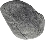 [BESTYASH] Cap Women's Men's Sun Hat Stylish Beret Hat Peak British Fashion for Occasions (Grey)