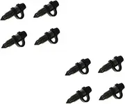 CHILDWEET 8 Sets Caliper Bleed Screw Nipple for Motorcycle Bolt Bleed Screw Leakproof Design Made of Materials Front Rear Brake Lines