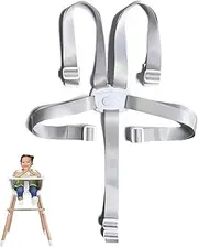 5 Point Safety Belt, High Chair Safety Belts, Replacement Safety Belts for Baby Pram High Chair, High Chair Strap, Child Seat 5 Point Belt, Convertible Straps for High Chair/Pushchair