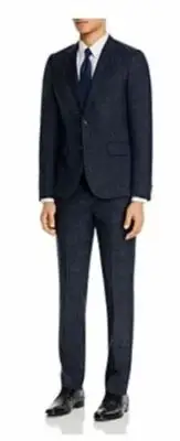 Paul Smith Soho Summer Donegal Extra Slim Fit Suit Wool Linen US 42R IT 52 R