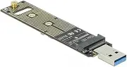 DeLOCK Converter for M.2 NVMe PCIe SSD with USB 3.1 Gen 2