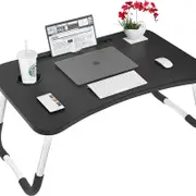 NNECN Laptop Desk Portable Lap Standing Desk with USB-Charger and Cup-Holder