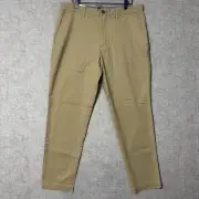 Banana Republic Pants Mens 34x32 Mason Stretch Chino Tapered Comfort Relaxed NEW