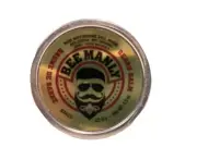 Honey House Naturals Beard Balm Naked Nu Scent –1.5 ounce Round Travel SZ