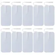 10 Pieces Large Electrode Pads for TENS Unit Replacement Pads for TENS Machine