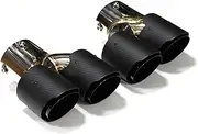 Carbon Fiber Exhaust Tip Compatible For BMW G20 G21 M340i 2019 2020 2021 2022 3 Series Dual xhaust Exhaust System MPE Nozzle(Carbon Fiber D)