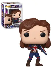 Funko POP! Marvel What If? #875 Captain Carter (Action Pose) - New, Mint Condition