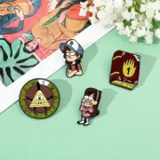 Gravity Falls Enamel Pin Badge for Cartoon Metal Anime Brooch For Hat/Backpack