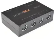 MIDI Thru 6 Box USB MIDI Interface 1-In 6-Out Wired Transmission with High-Speed