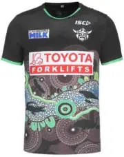 Canberra Raiders 2024 NRL Mens Indigenous Run Out Tee Sizes S-7XL BNWT