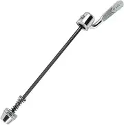 Steel Quick Release Skewer for Rear Mounted Trainers, Standard Bike Wheel Skewers Rod Lever for Turbo Trainer, Indoor Trainer, Riding, All Rear Cycle Wheels with Hollow Axle, Silver