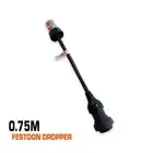Festoon Light B22 Extension Lead - 0.75m Dropper