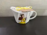 New!! Rae Dunn Beauty And The Beast Ceramic Measuring Cup Set Belle