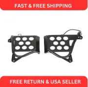NEW Black Heel Guards footrest stand For Yamaha Banshee left + right nerf bars