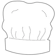 AccuCut Die P1855J Chef's Hat - make 3D hat - ON SALE!!