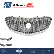 Chrome Black Front Upper Grill Grille Fit For 2013-2016 2017 Buick Enclave