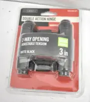 Everbilt Double Action Hinge w Hardware 2 Way Opening Adjustable Tension Square