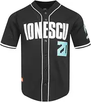 Pro Standard WNBA Mens Mens WNBA New York Liberty Sabrina Ionescu #20 Classic Player Name and Number Button Down Mesh Top