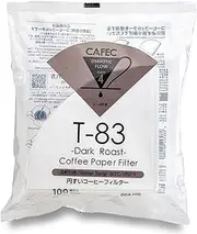 Cafec 2 Cup Dark Roast Coffee Paper Filter 100-Pieces