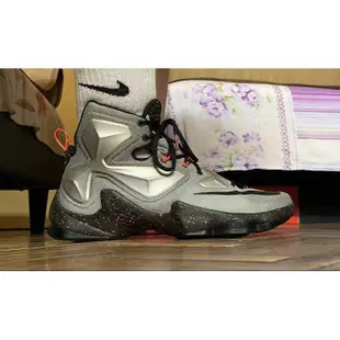 耐克Nike LeBron 13 Lava 運動 現貨 807219 厚底 銀灰慢跑鞋