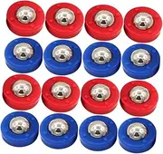TOKIDNY 28pcs Shuffleboard Rolling Beads Mini Balls for Boys and Girls Sturdy Plastic Steel Sliding Beads for Shuffleboard Game Supplies