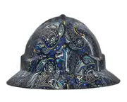Cool Hard Hats Unisex PAISLEY BLUE Pro Choice Wide Brim Safety Hard Hat