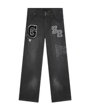 Logo bag jeans 14Y Black
