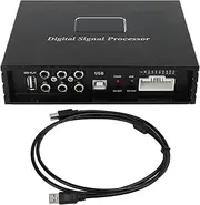 Brilluxa Car Amplifier, Bluetooth 5.0 Audio Amp 4×45W Universal for Automobile, Vehicle Stereo Booster, in-Car Sound Power Module