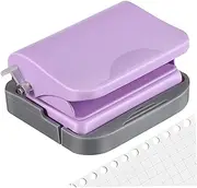 Homoyoyo Loose Leaf Hole Puncher Portable Paper Punch for Spiral Binding Compact Punch for Efficient Document Organization and Versatile Use Binders and Notebooks