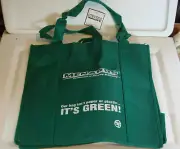 Lot of 3 Menards Reusable It's Green Shopping / Grocery Bag Tote NEW