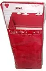 VALENTINE'S DAY Cutwork Tablecloth ~ 52" x 52"~ Seats 4 ~ Red