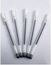 12 Rollerball Pen Set, Quick-Drying Ink 0.5mm Ultra-Fine Tip Pen, Liquid Ink Rollerball Pen