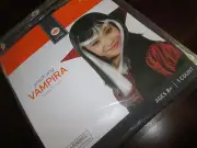 Youth Girls VAMPIRA WIG Costume NEW VAMPIRE Black & Platinum White OS Bangs