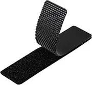 Lyvixora 24 PCS Velcro Tape, Hook and Loop Tape Dots with Adhesive Heavy Duty for Couch Cushions, Carpet, Pedal Board & Wall, Double-Sided Black Velcro Strips (2.5 x 10cm)