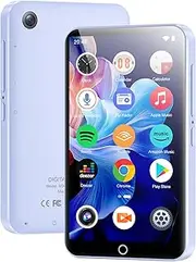 MP3 Player with Bluetooth and WiFi, 80GB MP3 & MP4 Players with Camera, Android MP3 Player with Spotify Amazon Music Deezer Audible, 4.02" Touchscreen HiFi Music Player for Kids with Speaker, FM Radio