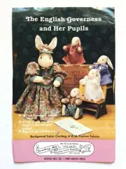 The English Governess And Her Pupils 15" Tall Governess, 6" Tall Pupils....