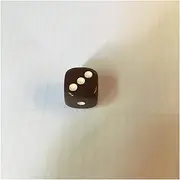 Dice 10Pcs 16mm Multi Color Six Sided Spot D6 Playing Games Dice Set Opaque Dice for Bar Pub Club Party Board Game Dice Set (Size : Brown)