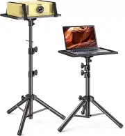 Amada Tall Projector Tripod Stand for 26in to 51in, 26"-51", Black