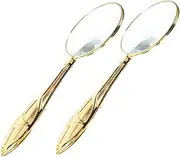 FRCOLOR 2pcs Handheld Magnifying Glass for Outdoor Exploration Science for Nature Observation Fosters Curiosity with Unique Design for Reading and Insect Observation