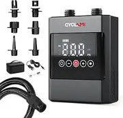 CYCLAM 20PSI High Pressure SUP Electric Air Pump with Smart Rechargeable Battery-Powered,Dual Stge Inflation & Deflation Paddle Board Pump for Inflatable Stand Up Paddle Boards,Boats,Kayak