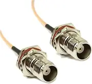 ROBAUN TNC Male Female Bulkhead to TNC Plug Jack Jumper Cable Adapter RG316 15CM/30CM/50CM/100CM for Wireless Modem(TNCK-TNCK,100cm)