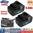 6Ah Battery Charger For HiKOKI HITACHI BSL1830 BSL1815 18V Twin Pak Slide Type