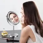 8-inch Makeup Mirror with Lights, Double Sided 1X/10X Magnifying Mirror, 3 Colo