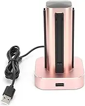 4 in 1 Controller Charger Dock for Switch Aluminum Alloy Charging Station (Rose Gold)