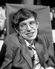 STEPHEN HAWKING THEORETICAL PHYSICIST - 8X10 PUBLICITY PHOTO (AZ905)
