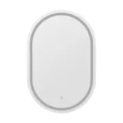 LED Wall Mirror With Light 50X75CM Bathroom Decor Oval Mirrors Vanity