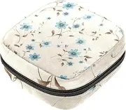 Period Bag,Sanitary Napkin Storage Bag,Floral Print Flower,Tampon Holder for Purse
