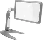 SECFOU LED Magnifying Glass with LED Lights Handheld Desktop Magnifier for Reading Drawing and Crafting Bright Illumination for Various Activities