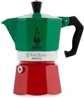 Bialetti 5322 Moka Express Espresso Coffee Maker, 3 Cup Green/Red