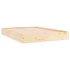 Bed Frame Solid Wood 153X203 Cm Queen Size pine wood Queen Bed Frames